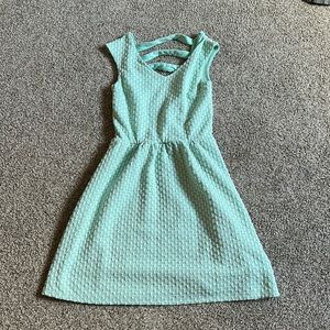 Women’s teal dress